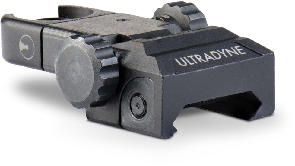 Ultradyne C4 Folding Rear Sight, 7.62/.308, Black, UD10410