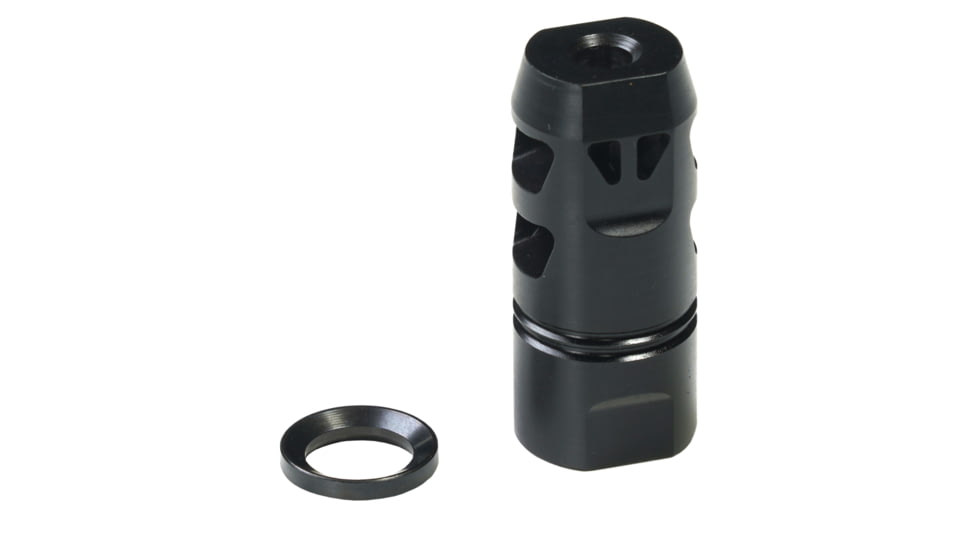 CMMG ZEROED Muzzle Brake, 5.56mm/.223/.224 Valkyrie/.22 Nosler, 55DA525