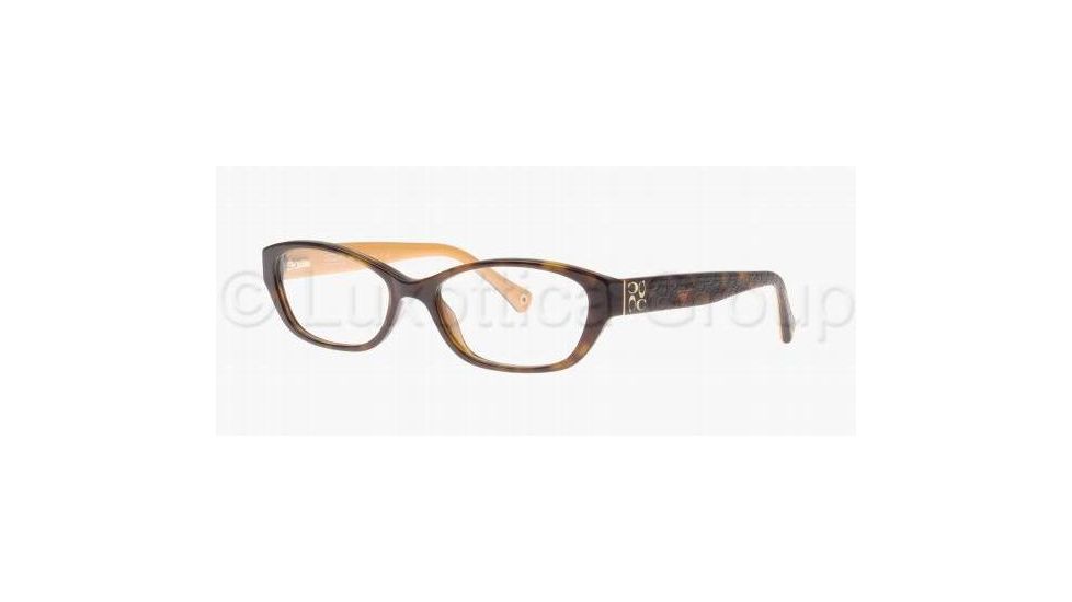 Coach CECILIA HC6002 Progressive Prescription Eyeglasses 5055-4916 - Dark Tortoise 
