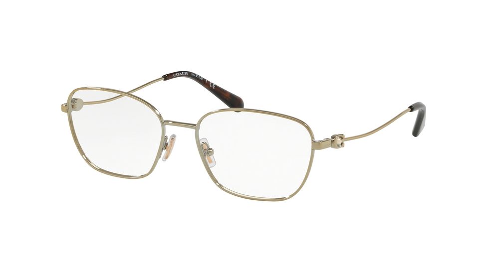 Coach HC5103B Eyeglass Frames 9005-52 - Shiny Light Gold