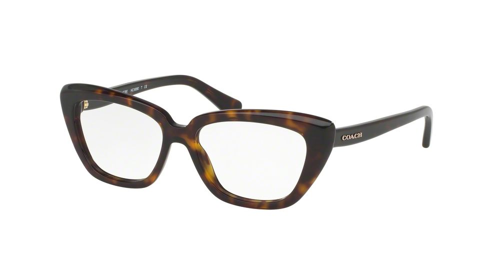 Coach HC6090 Eyeglass Frames 5120-52 - Dark Tortoise Frame