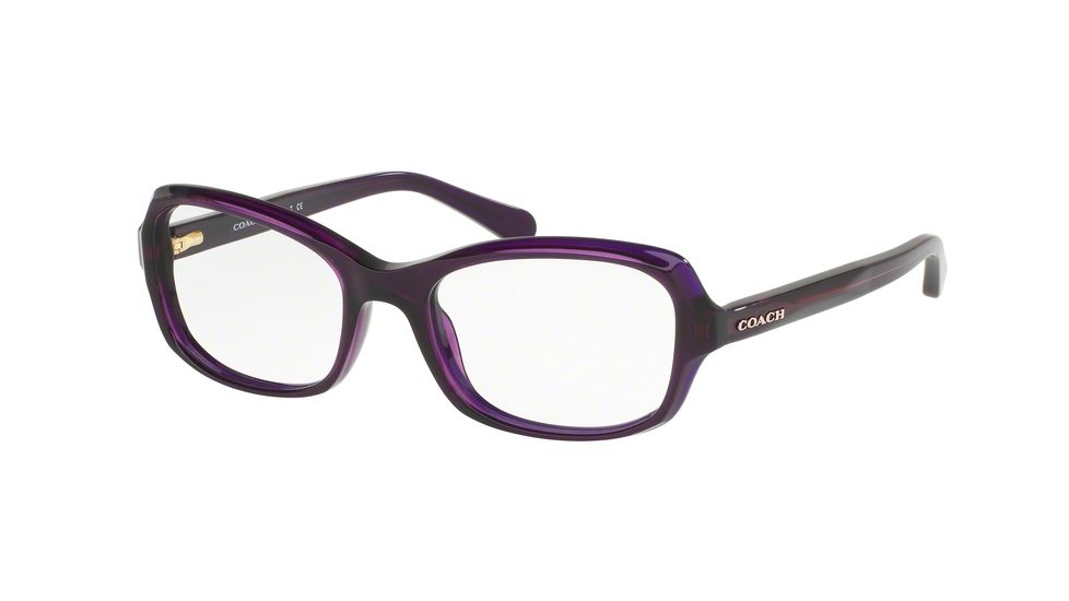 Coach HC6097F Bifocal Prescription Eyeglasses 5249-53 - Deep Purple Frame