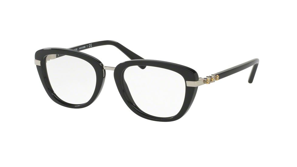 Coach HC6106B Eyeglass Frames 5177-50 - Black/Silver Frame