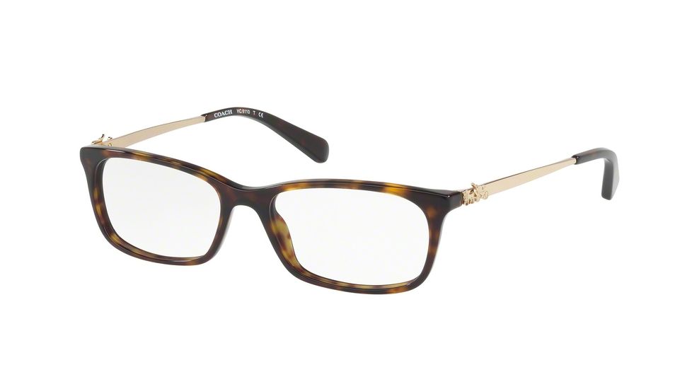 Coach HC6110 Eyeglass Frames 5485-52 - Dark Tortoise Frame