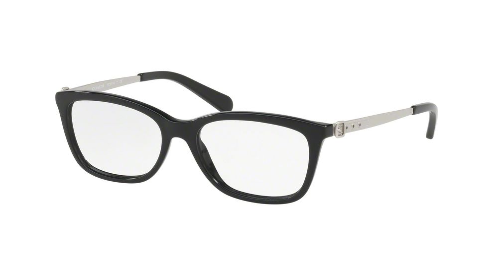Coach HC6114 Eyeglass Frames 5501-51 - Black Frame, Demo Lenses
