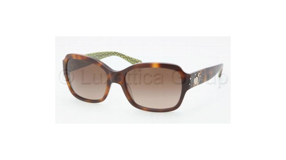 Coach L013 ELLA HC8021B Sunglasses 503113-5717 - Tortoise Brown Gradient