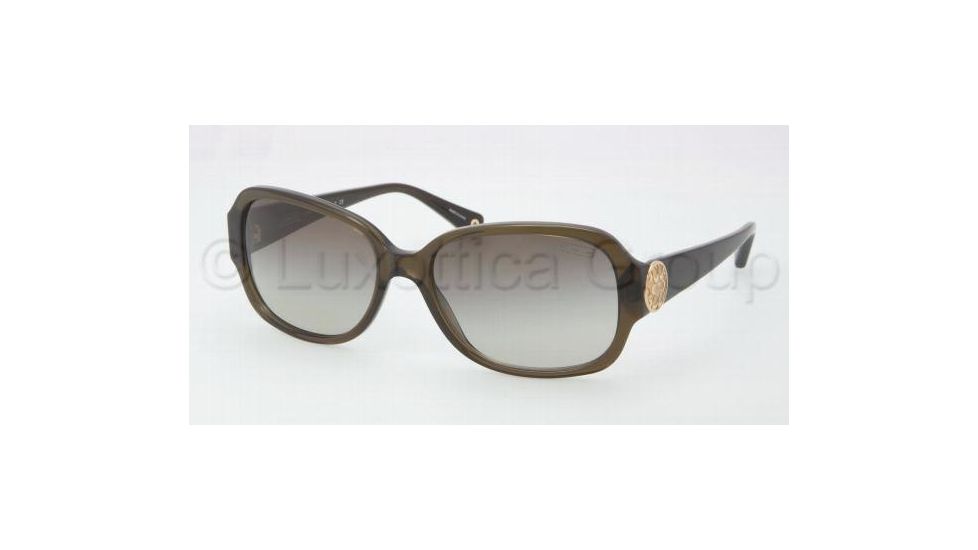 Coach L019 ALLIE HC8015 Sunglasses 50308E-5817 - Dark Olive Green Gradient