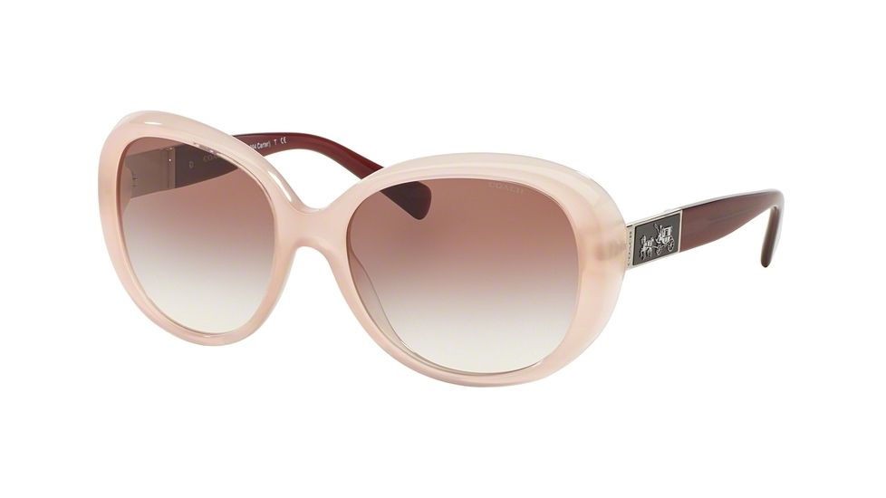 Coach L094 CARTER HC8120 Sunglasses 53148D-57 - , Burgundy Gradient Lenses