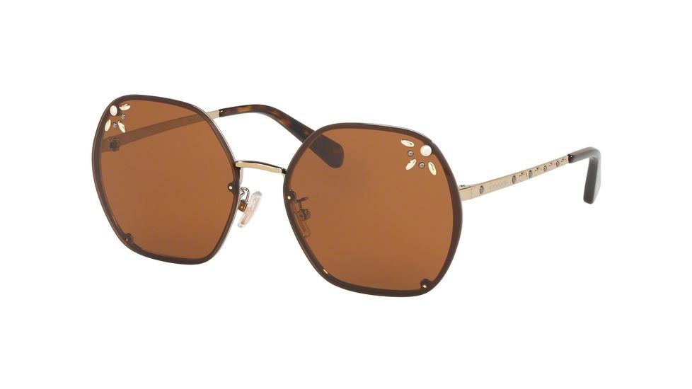 Coach L1090 HC7095H Sunglasses 900573-57 - , Brown Lenses