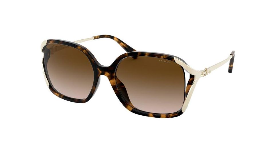 Coach L1116 HC8280U Sunglasses 512013-57 - , Brown Gradient Lenses