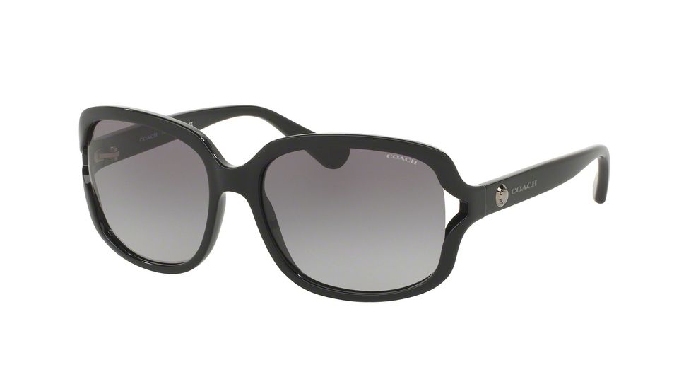 Coach L149 HC8169 Single Vision Prescription Sunglasses HC8169-500211-57 - Lens Diameter 57 mm, Frame Color Black
