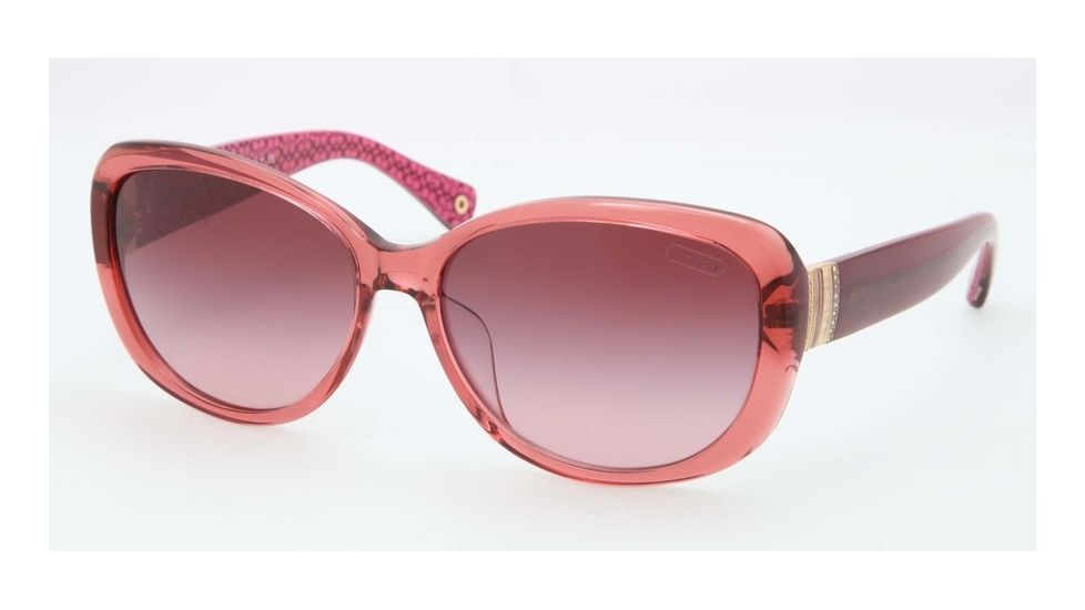 Coach L520 HC8040BF Progressive Prescription Sunglasses HC8040BF-50328H-58 - Lens Diameter 58 mm, Frame Color Burgundy