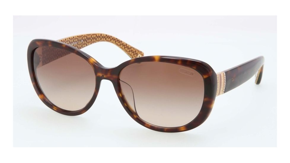 Coach L520 HC8040BF Progressive Prescription Sunglasses HC8040BF-503313-58 - Lens Diameter 58 mm, Frame Color Dark Tortoise