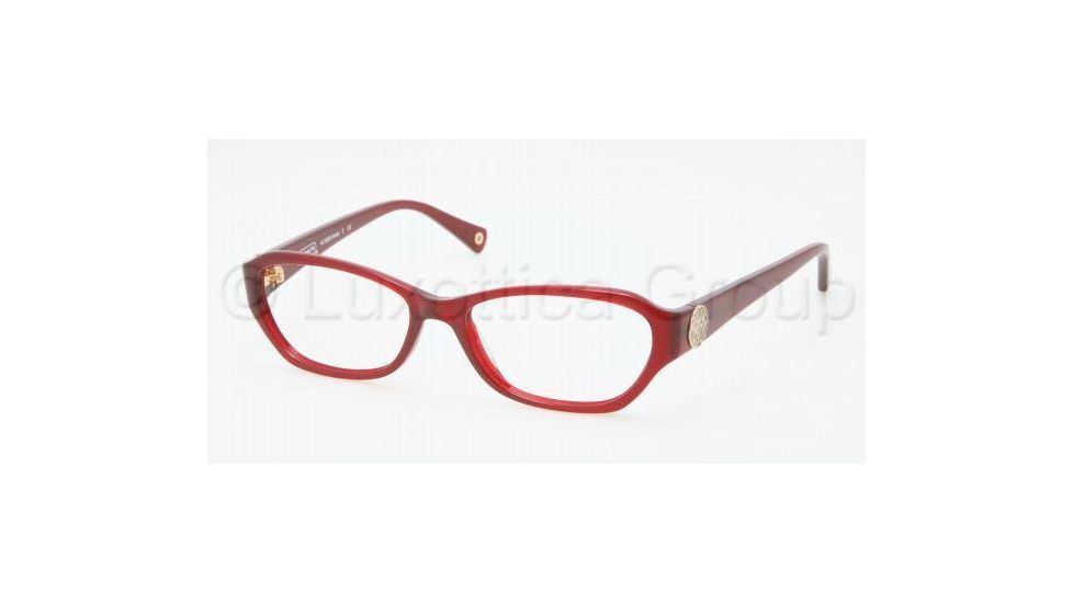 Coach VIOLET HC6009 Single Vision Prescription Eyeglasses 5029-5016 - Burgundy 