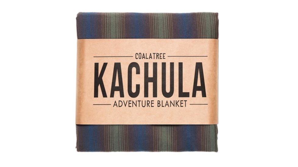 Coalatree Azurite Meadow KachulaBlanket, Blue/ Green, 50 x 72 flat Blue-green-kachula