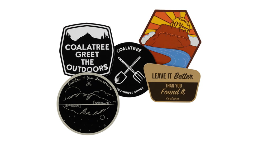 Coalatree CT Mixed Sticker Pack, COT001P-ONECOL-ONESIZ
