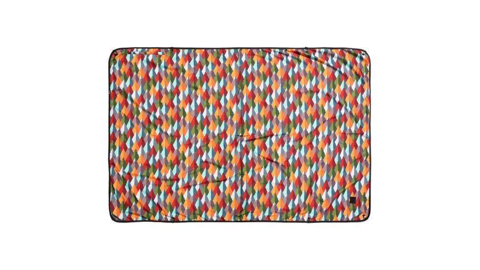 Coalatree Grandview Kachula  Blanket, Red/Orange/Blue/Green, 50 x 72 flat Grandview-kachula