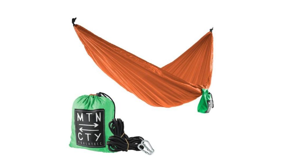 Coalatree Loafer Single Hammock, Orange/Lime ORANGE-LOAFER-HAMMOCK