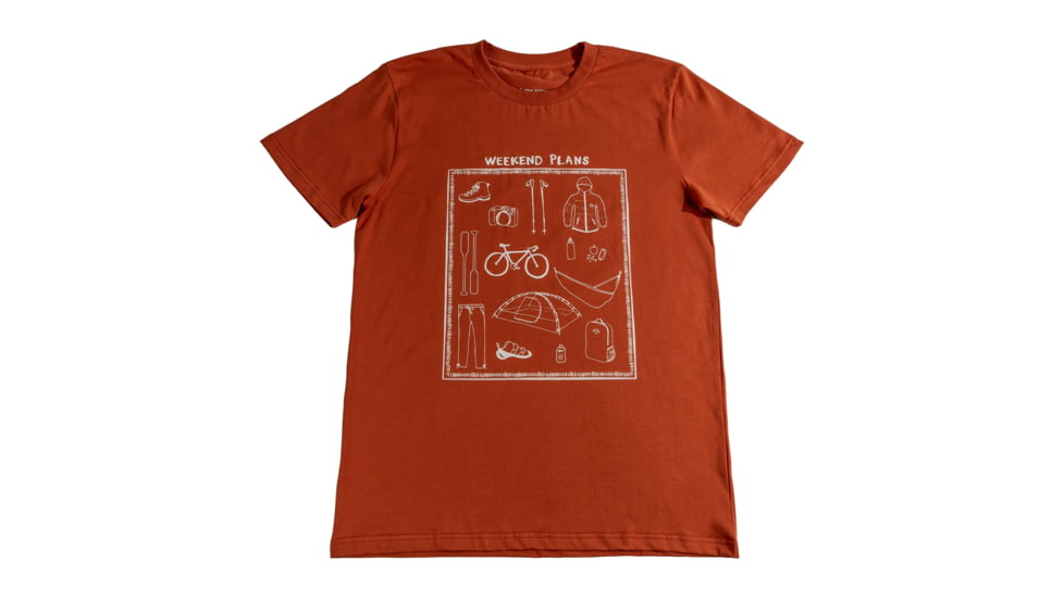 Coalatree Weekend Plans Cotton Short-Sleeve T-Shirt - Unisex, COT0012-BRI-M