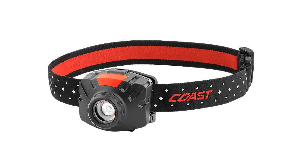 Coast FL60 Wide Angle, 3xAAA, Flood Beam Headlamp CP 300 Lumens, Black, Clam 21322
