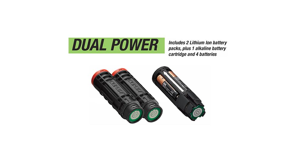 Coast HP7R Rechargeable Long Distance Focusing Flashlight, 300 Lumens, Li-Ion Pack/4 x AAA, Black 19221