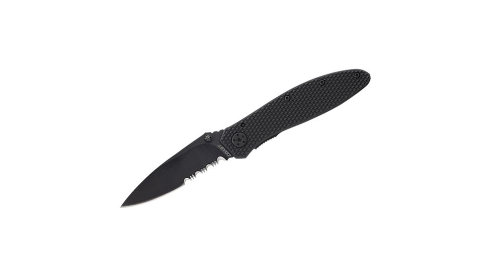 Coast Titanium Folder Knife w/ Graphite Handle, Clam Pack C08CP