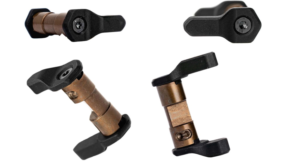 Cobalt Kinetics Ambi Safety Selector, AR-15/ AR-10, Aluminum, Anodized, Black, 1in, CK-SS/AMBI-BLK