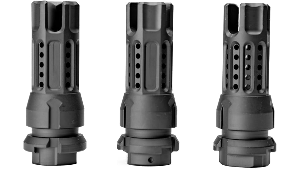 Cobalt Kinetics RCB-KM Dead Air Keymo Muzzle Brake, .30 Caliber, 5/8x24, Nitride, Black, CK-RCB-KM-762
