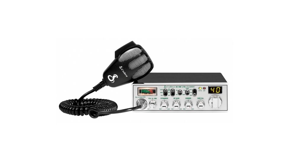Cobra 29 Classic Professional CB Radio W/NightWatch Electroluminescent Display, Black/Gray, 29 NW