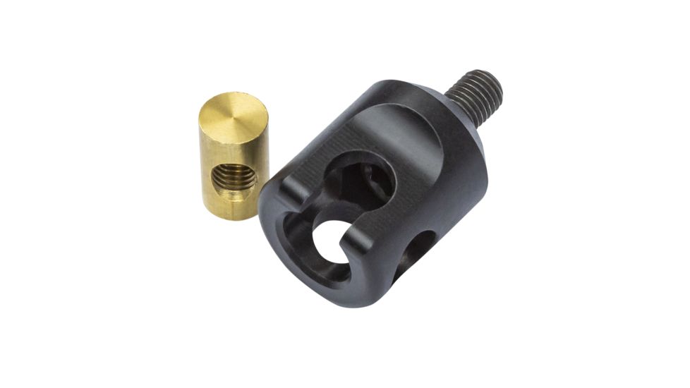 Cobra Archery Trophy Single Caliper Sidewinder Connector Leather, Black, C-725TI