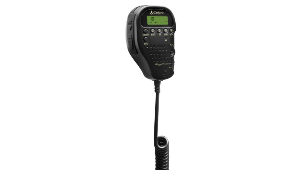 Cobra Compact/Remote Mount CB Radio with Weather and SoundTracker Noise Reduction System, Black/ Gray, C 75 WX ST