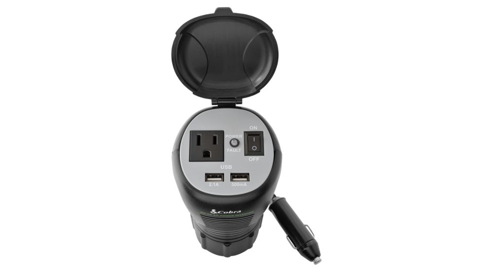 Cobra Cup-holder Design 200 Watt Power Inverter - 200 Wats, CPI290CH