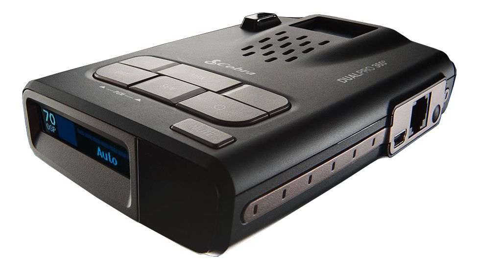 Cobra DualPro 360 Laser Radar Detector, Black Gun Metal, 0180011-1