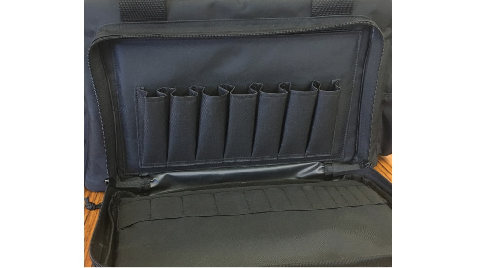 Cobra Industries Five Pistol Range Bag, Black, 21", CIRANGEBAG