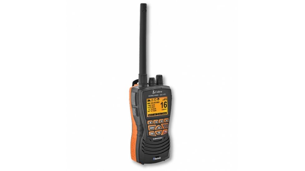 Cobra MRHH600 DSC Floating VHF Radio, Black/Gray, MRHH600FLTGPSBT