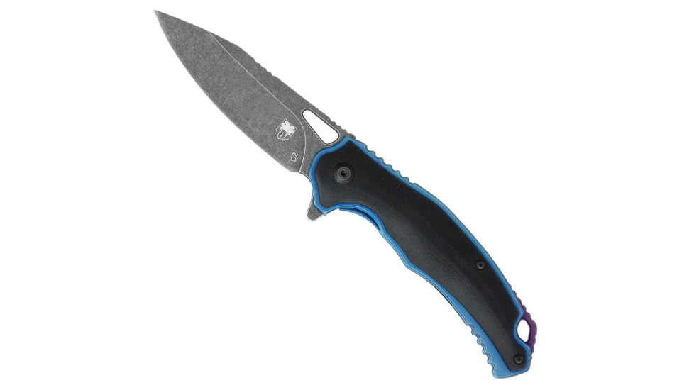 CobraTec Axle Folding Knife, G-10 Black Handle, 1410095