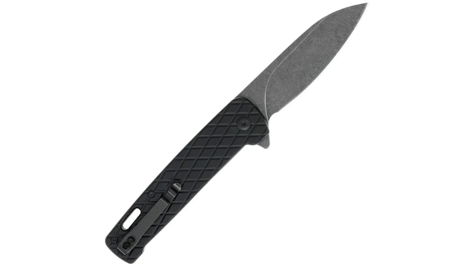 CobraTec Gator Assisted Opening Folding Knife, Black, 1410115