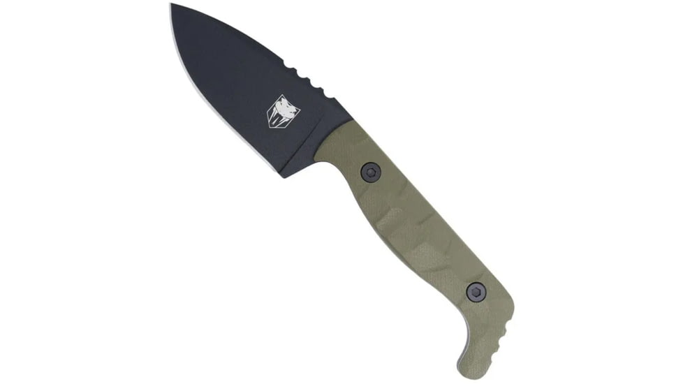 CobraTec Kingpin S Fixed Blade Knife, OD Green, 1410064
