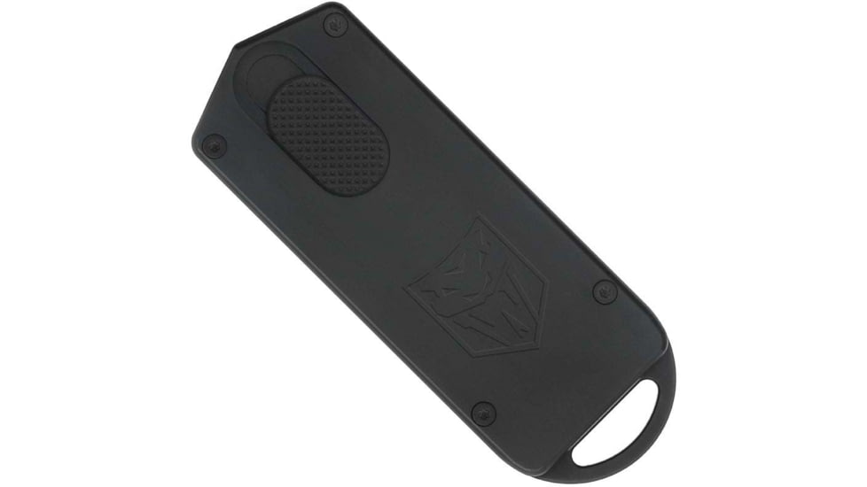 CobraTec Knives ASP OTF Automatic Folding Knife, 1.94 in, D2 Steel, Plain Dagger Blade, Black Aluminum Handle, CTASPBLK