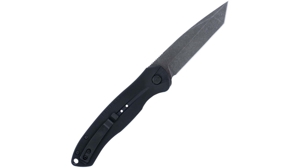 CobraTec Knives BLKDIABLOTNS Diablo Automatic 3.50 Folding Plain Black Stonewa