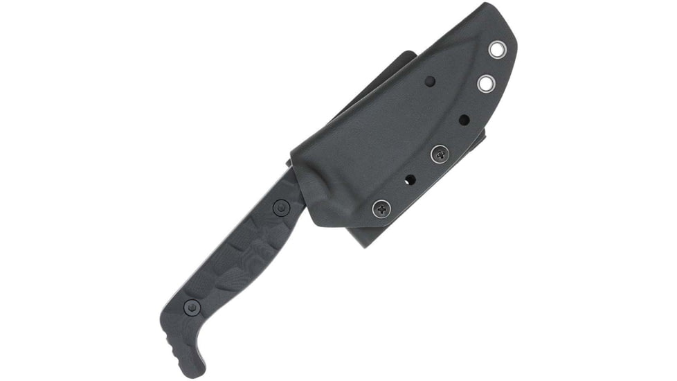 Cobratec Knives Cobratec Kingpin 4 Fixed Bld Black D2 Steel W/kydex Sheath