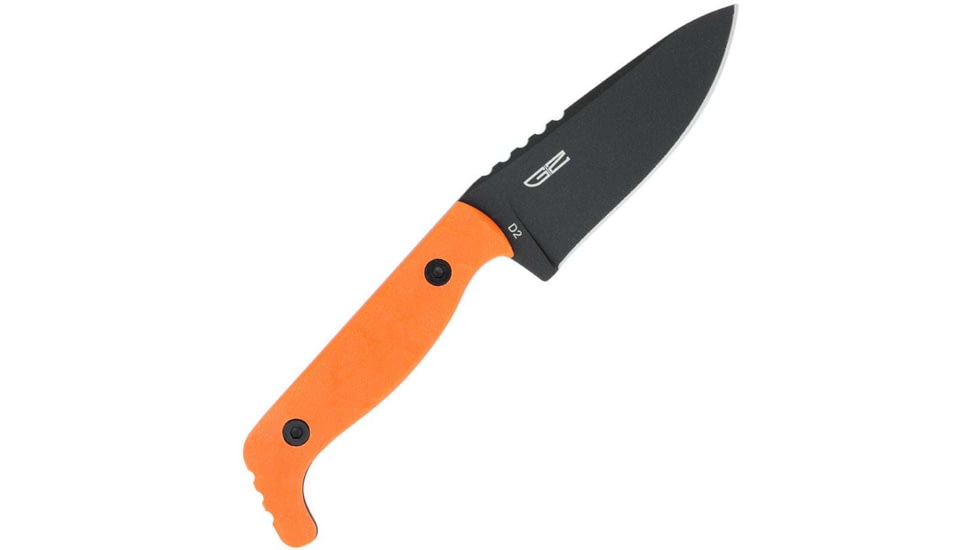 Cobratec Knives Cobratec Kingpin 4 Fixed Bld Orange D2 Steel W/kydex Sheath
