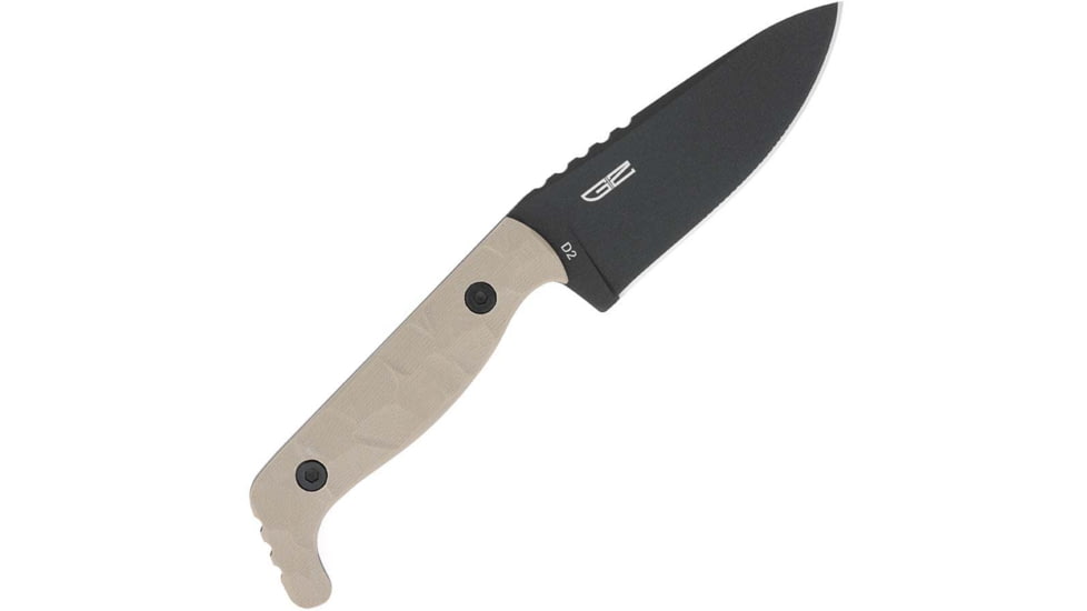 Cobratec Knives Cobratec Kingpin 4 Fixed Bld Tan D2 Steel W/kydex Sheath