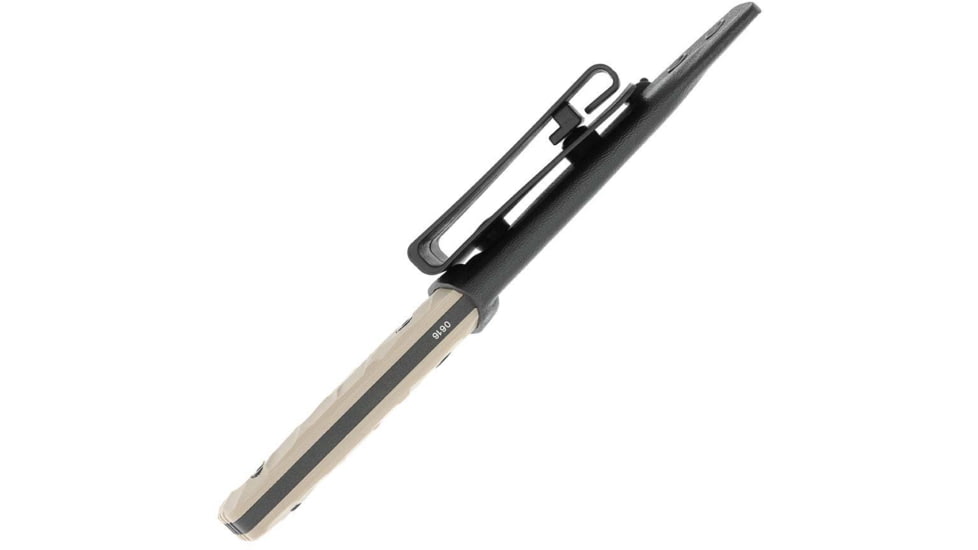 Cobratec Knives Cobratec Kingpin 4 Fixed Bld Tan D2 Steel W/kydex Sheath