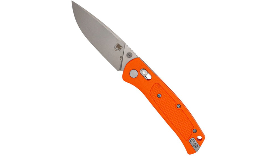 Cobratec Knives Cobratec Edc Scout Bar Lock 3.12 Orange Stainless Steel