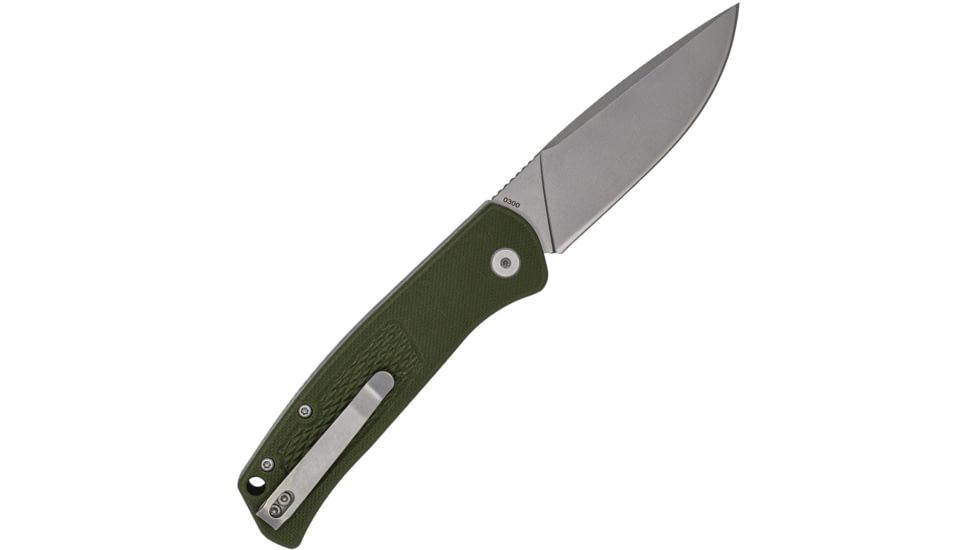 Cobratec Knives Cobratec Recon Push Button Auto 3.12 Od Green G10
