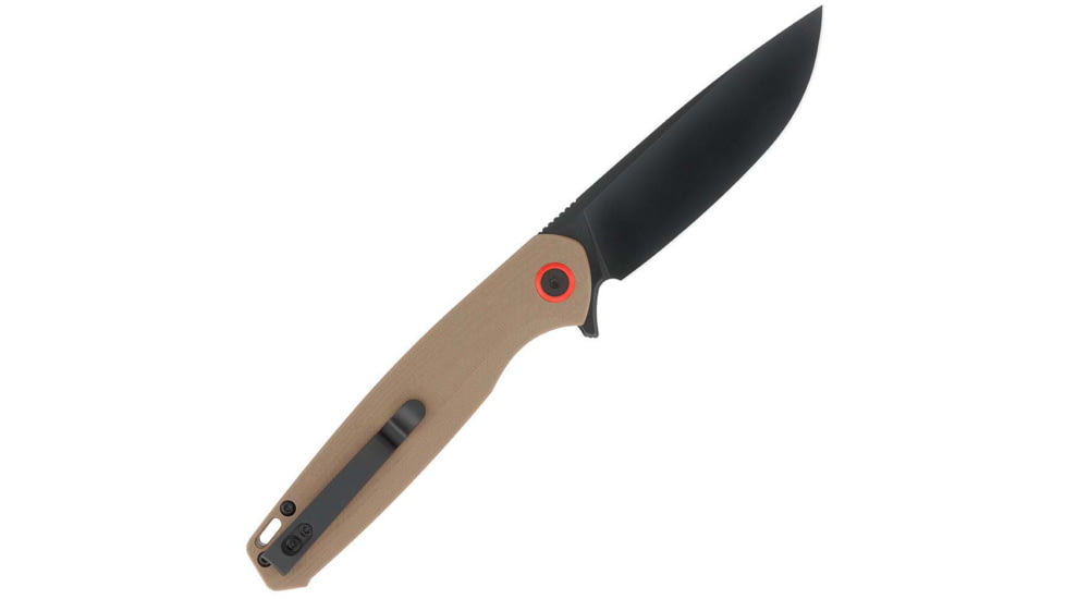Cobratec Knives Cobratec Rath 3.5 Folder Brown D2 Black Blade