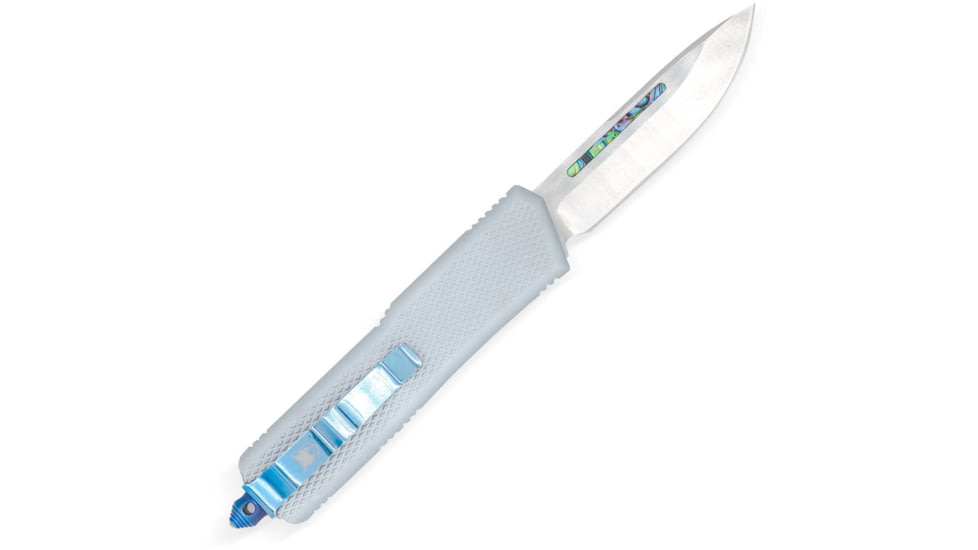 Cobratec Knives Cobratec Special Edition Otf Abalone 3.25 Drop Point Ss