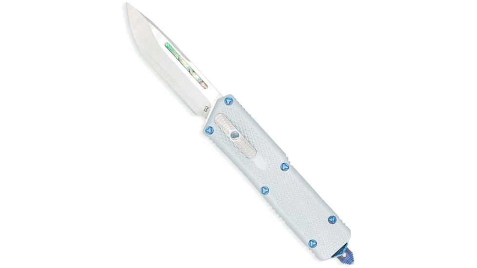 Cobratec Knives Cobratec Special Edition Otf Abalone 3.25 Drop Point Ss