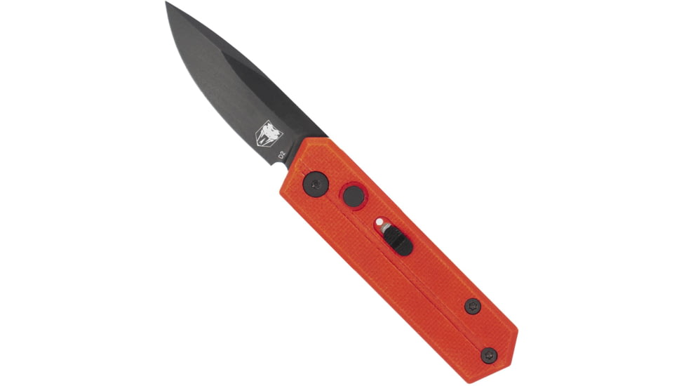 CobraTec Knives Stinger Folder 1.9in Folding Knife, 1.9 in Blade, D2, Red, CTSTRRED
